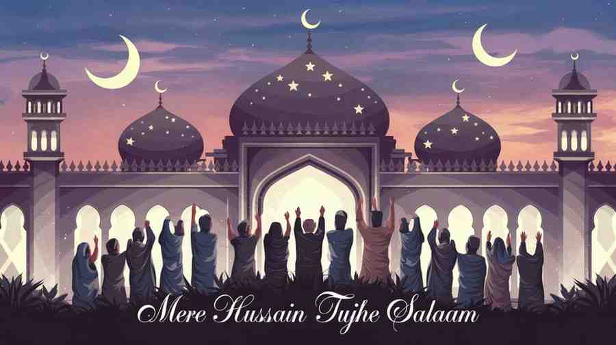 mere hussain tujhe salaam lyrics