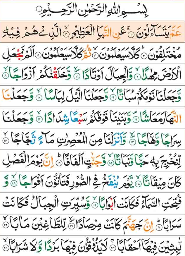 Surah An-Naba