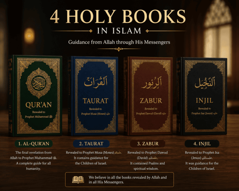 4 Holy Books in Islam