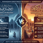 Ramadan Mubarak vs Ramadan Kareem: discover the meaning, differences, and proper use of these common Ramadan greetings, plus when to say each one. Ramadan Mubarak vs Ramadan Kareem